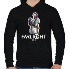 PRINTFASHION Farlight84 - Ember - Férfi kapucnis pulóver - Fekete férfi pulóver, kardigán