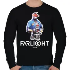 PRINTFASHION Farlight84 - MKR - Férfi pulóver - Fekete férfi pulóver, kardigán
