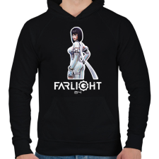 PRINTFASHION Farlight84 - Phantom - Férfi kapucnis pulóver - Fekete férfi pulóver, kardigán