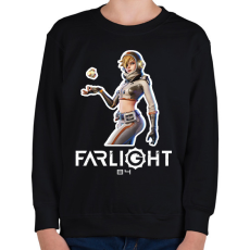PRINTFASHION Farlight84 - Syfer - Gyerek pulóver - Fekete
