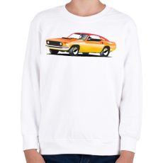PRINTFASHION Fast car - Gyerek pulóver - Fehér