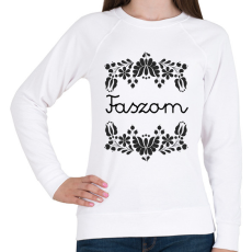 PRINTFASHION Faszom - Női pulóver - Fehér