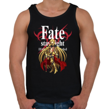 PRINTFASHION Fate stay night - Férfi atléta - Fekete atléta, trikó
