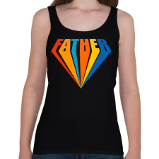 PRINTFASHION Father - Női atléta - Fekete női trikó