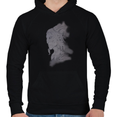 PRINTFASHION faun - Férfi kapucnis pulóver - Fekete