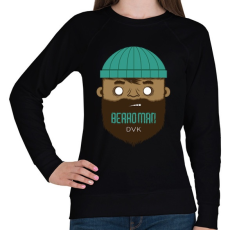 PRINTFASHION Favágó - Női pulóver - Fekete
