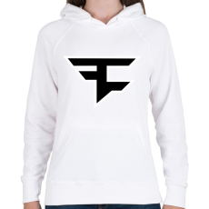 PRINTFASHION Faze Clan logo - Női kapucnis pulóver - Fehér