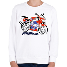 PRINTFASHION fb2 - Gyerek pulóver - Fehér gyerek pulóver, kardigán