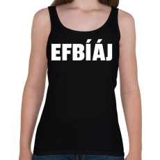 PRINTFASHION FBI - Női atléta - Fekete