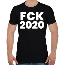 PRINTFASHION Fck 2020 - Férfi póló - Fekete férfi póló