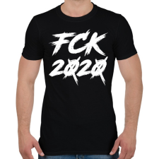 PRINTFASHION FCK 2020 - Férfi póló - Fekete férfi póló