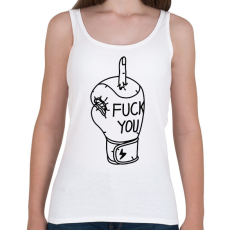 PRINTFASHION FCK tatto - Női atléta - Fehér