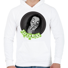 PRINTFASHION fckofffiftyninegreen-01.png - Férfi kapucnis pulóver - Fehér férfi pulóver, kardigán