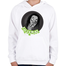 PRINTFASHION fckofffiftyninegreen-01.png - Gyerek kapucnis pulóver - Fehér gyerek pulóver, kardigán