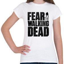 PRINTFASHION fear the walking dead - Női póló - Fehér női póló