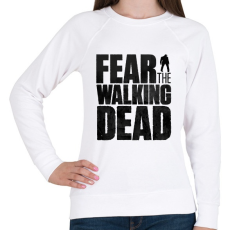 PRINTFASHION fear the walking dead - Női pulóver - Fehér