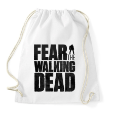 PRINTFASHION fear the walking dead - Sportzsák, Tornazsák - Fehér tornazsák