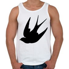 PRINTFASHION Fecske - Férfi atléta - Fehér atléta, trikó