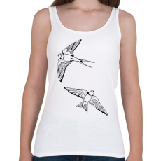 PRINTFASHION fecske - Női atléta - Fehér