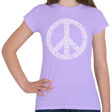 PRINTFASHION Fegyver béke - Női póló - Viola női póló