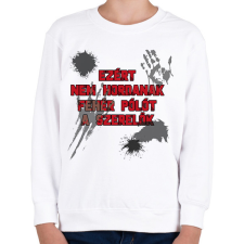 PRINTFASHION Fehér póló - Gyerek pulóver - Fehér gyerek pulóver, kardigán