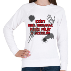 PRINTFASHION Fehér póló - Női pulóver - Fehér