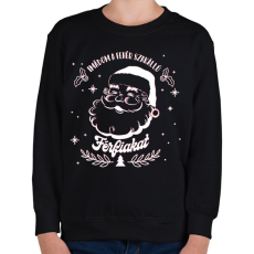 PRINTFASHION Fehér szakállú férfiak - Gyerek pulóver - Fekete