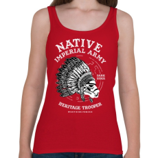 PRINTFASHION Fejdísz - Női atléta - Cseresznyepiros