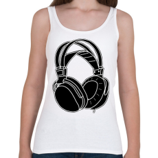 PRINTFASHION Fejhallgató  - Női atléta - Fehér