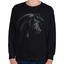PRINTFASHION Fekete arab telivér - Gyerek pulóver - Fekete gyerek pulóver, kardigán