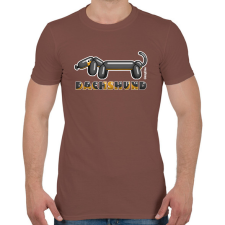 PRINTFASHION Fekete-cser lufitacskó - Férfi póló - Mogyoróbarna férfi póló