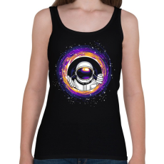 PRINTFASHION Fekete lyuk - Női atléta - Fekete