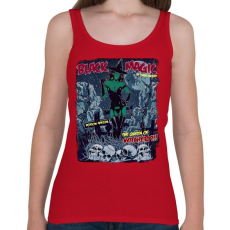 PRINTFASHION Fekete mágia - Női atléta - Cseresznyepiros