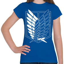 PRINTFASHION Felderítő egység minta (AOT) - Női póló - Királykék női póló