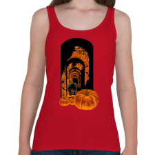 PRINTFASHION Félelmetes - Női atléta - Cseresznyepiros női trikó