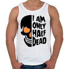 PRINTFASHION Félholt - Férfi atléta - Fehér atléta, trikó