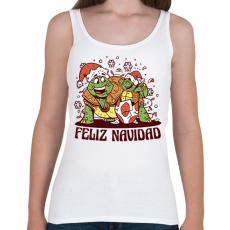 PRINTFASHION Feliz Navidad - Női atléta - Fehér