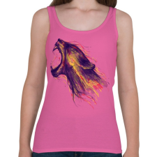 PRINTFASHION Fellobban - Női atléta - Rózsaszín női trikó