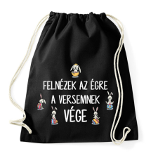 PRINTFASHION Felnézek az égre - Sportzsák, Tornazsák - Fekete tornazsák
