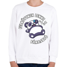 PRINTFASHION Felnőttnek lenni fárasztó - Gyerek pulóver - Fehér