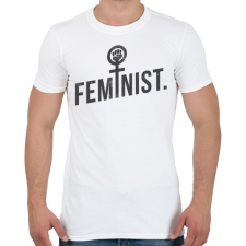 PRINTFASHION Feminista - Férfi póló - Fehér férfi póló