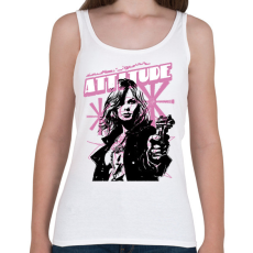 PRINTFASHION Feminista - Női atléta - Fehér