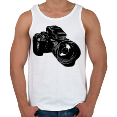 PRINTFASHION Fényképezőgép  - Férfi atléta - Fehér