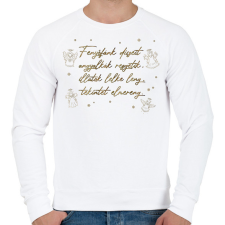 PRINTFASHION Fenyőfánk díszeit - Férfi pulóver - Fehér férfi pulóver, kardigán