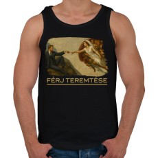 PRINTFASHION Férj teremtése - Férfi atléta - Fekete