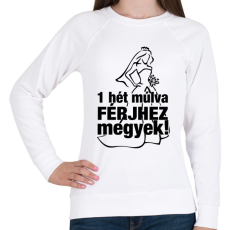 PRINTFASHION Férjhez megyek! - Női pulóver - Fehér