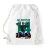 PRINTFASHION Fernando-Alonso - Sportzsák, Tornazsák - Fehér