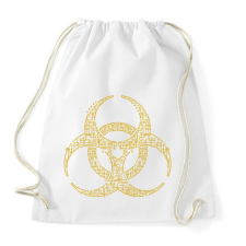 PRINTFASHION Fertőzésveszély - Sportzsák, Tornazsák - Fehér tornazsák