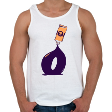 PRINTFASHION festék - Férfi atléta - Fehér atléta, trikó