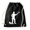 PRINTFASHION Festő mester - Sportzsák, Tornazsák - Fekete